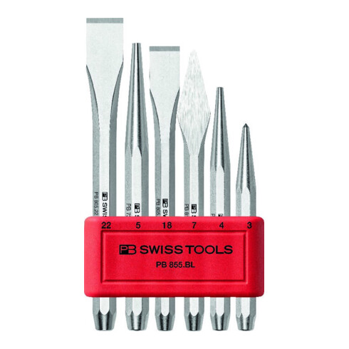 PB Swiss Tools Jeu d'outils de frappe 6 pièces
