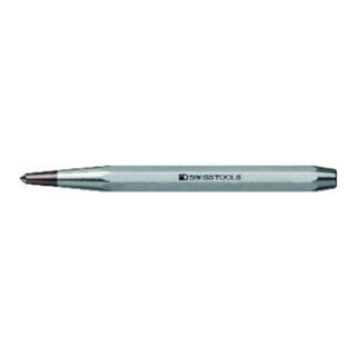 PB Swiss Tools Körner, Sonderqualität, verchromt, Hartmetallspitze, 10 mm Schaftdurchmesser