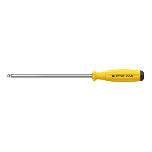 PB Swiss Tools Kogelkopschroevendraaier voor binnenzeskantbouten, met 2-componenten-SwissGrip-handvat ESD, Zeskant: 1,27 mm