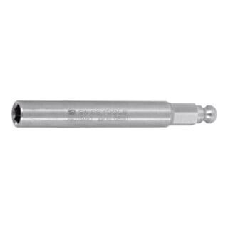 PB Swiss Tools Lame 8 mm, avec aimant et porte-embouts 1/4 pouce, Longueur totale: 50 mm