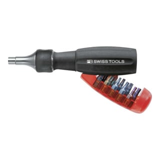 PB Swiss Tools Magazin-Bithalter lang 10-teilig mit Ratsche