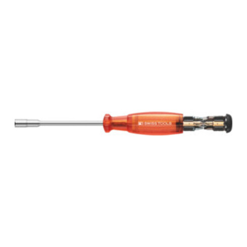 PB Swiss Tools Magazinhalter "Insider Long“ mit 1/4 Zoll Bits mit Magnet, Klingenlänge: 110 mm