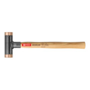 Marteau sans recul PB Swiss Tools, avec garnitures en cuivre, manche en hickory