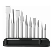 PB Swiss Tools Meißel- und Durchschläger-Satz, im Kunststoffhalter, Sonderqualität, 11-teilig