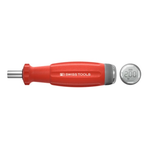 PB Swiss Tools Torque schroevendraaier, met digitale display, D-6.3 bit socket