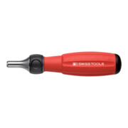 PB Swiss Tools Poignée à cliquet“Twister” pour embouts 1/4 pouce avec aimant, Longueur lame: 30 mm