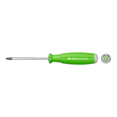 PB Swiss Tools Pozidriv-Schraubendreher, mit 2K-SwissGrip-Heft