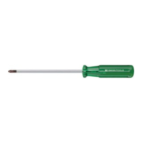 PB Swiss Tools Pozidriv-Schraubendreher, mit Kunststoffheft, Kreuzschlitzgröße 1