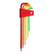 PB Swiss Tools RainBow Jeu de clés hexagonales 7 pièces 1,5-6mm support plastique-1