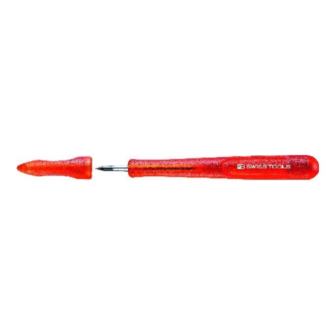 PB Swiss Tools Reißnadel HM 4x135mm mit Kappe und Kunststoffgriff