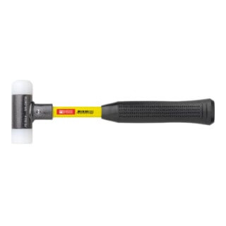 PB Swiss Tools Rückschlagfreier Hammer, mit Nylon-Einsätzen, Superglas-Stiel, 60 mm