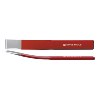 PB SWISS TOOLS Scalpello extrapiatto con stelo curvo, L=235mm
