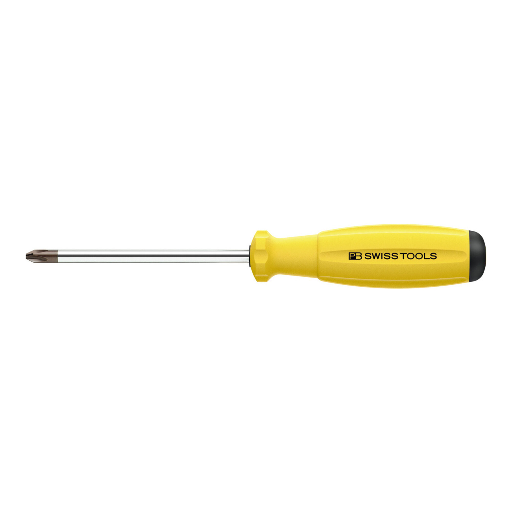 PB Swiss Tools Schraubendreher, für Phillips, mit 2K-SwissGrip-Heft, ESD, Kreuzschlitzgröße 2