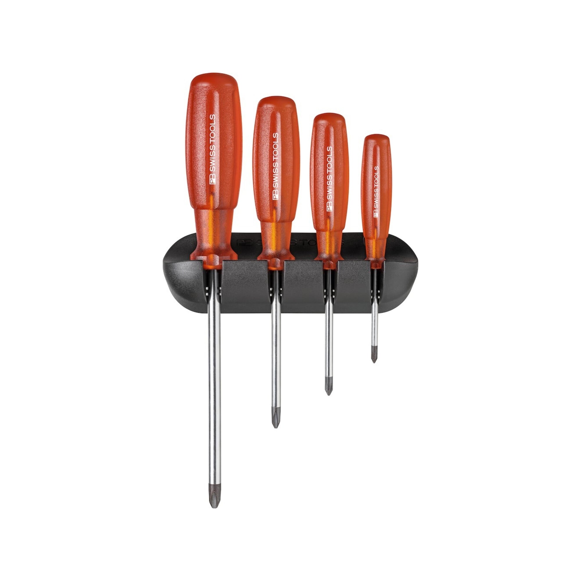 PB Swiss Tools Schraubendreher-Satz 4-teilig PH im Wandhalter Multicraft