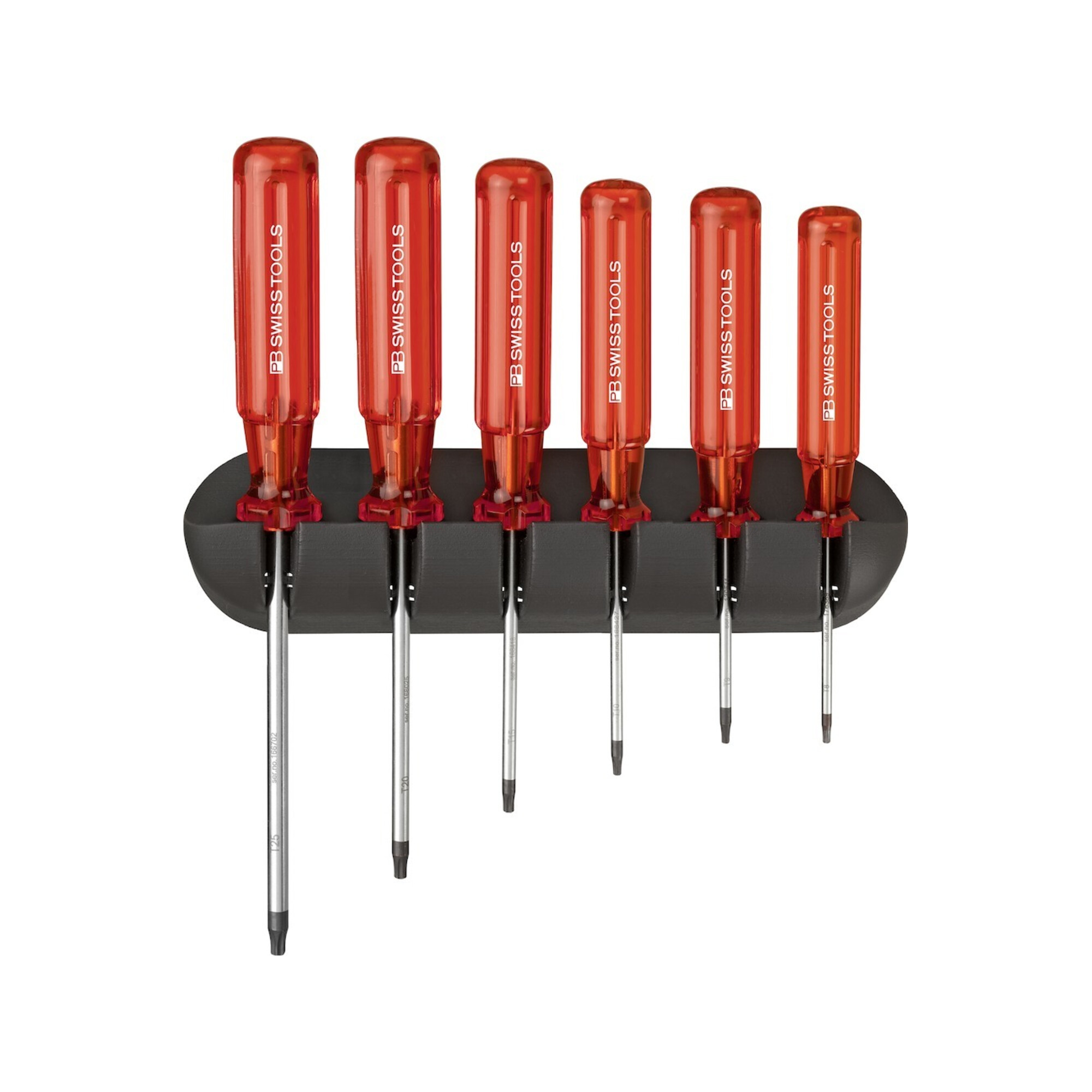 PB Swiss Tools Schraubendreher-Satz 6-teilig TX im Wandhalter Classic