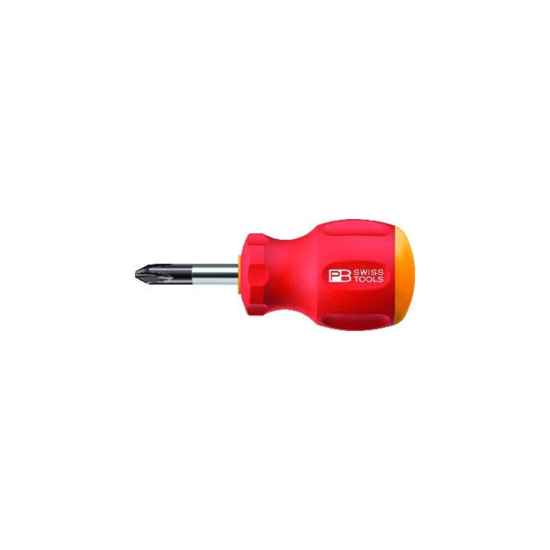 PB Swiss Tools Schraubendreher Stubby PH2x 35mm SwissGrip
