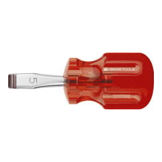 PB Swiss Tools Schraubendreher Stubby Schlitz 8 x1,2x 30mm Classic