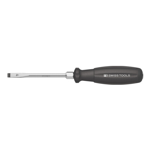 PB Swiss Tools Schroevendraaier, sleuf, met 2-componenten-SwissGrip-handvat en slagkop, Bladbreedte b: 6,5 mm