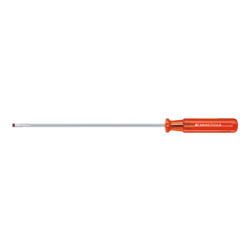 PB Swiss Tools Schroevendraaier voor sleuf, met lange steel, Bladbreedte x Meslengte: 5,5X200 mm