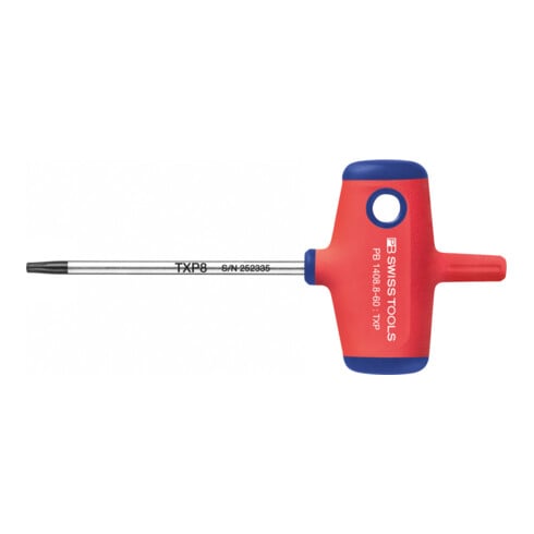 PB SWISS TOOLS Schroevendraaier voor Torx Plus, met dwarsgreep, Torx Plus-profiel: 8IP