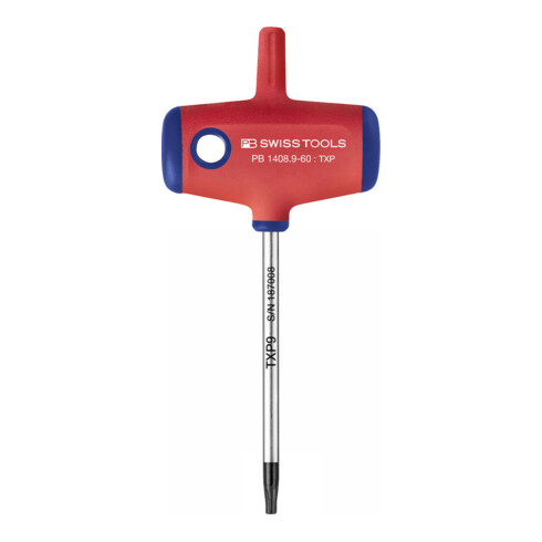 PB SWISS TOOLS Schroevendraaier voor TX Plus, met dwarsgreep, TX Plus-profiel: 9IP