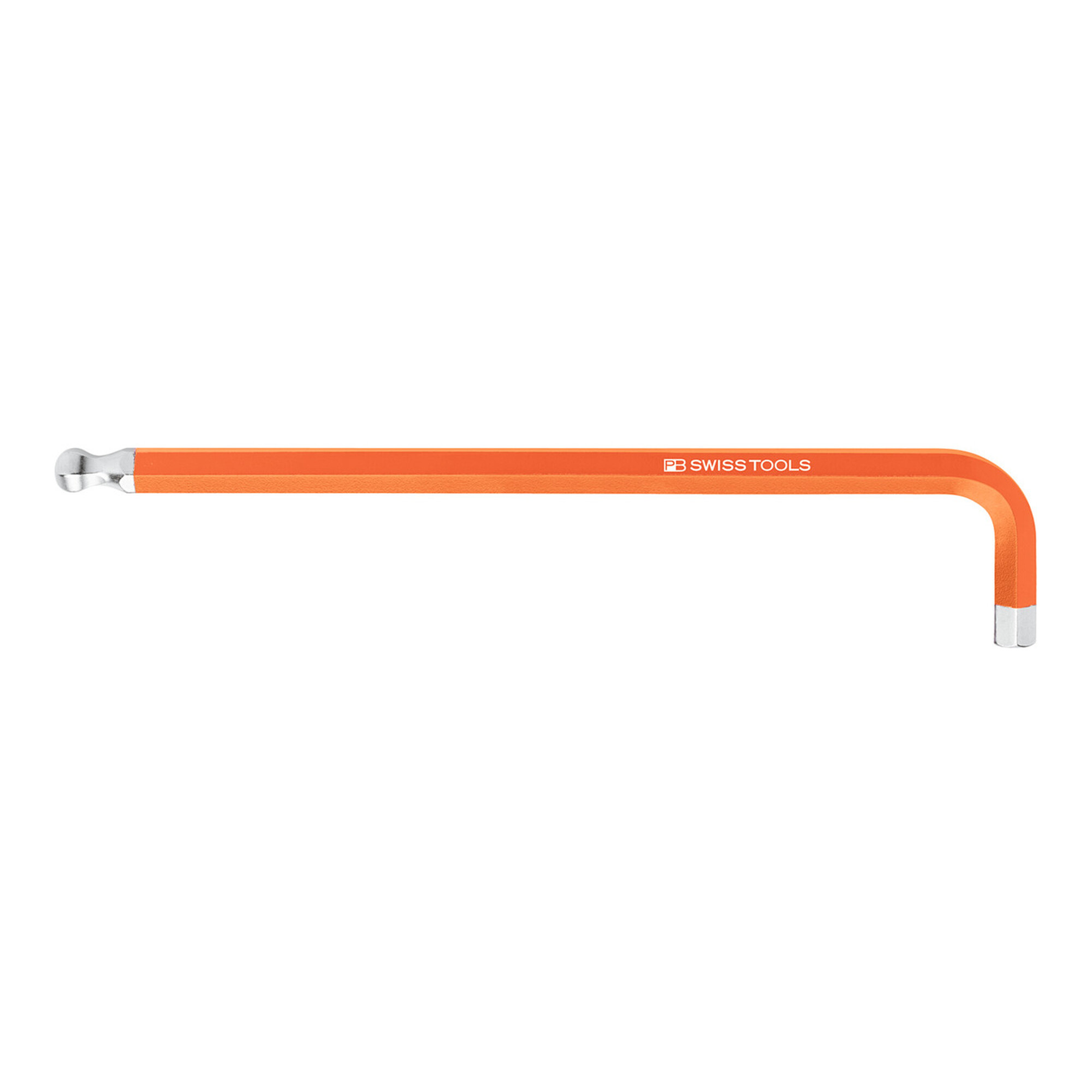 PB Swiss Tools Sechskant-Winkelschraubendreher, lang, pulverbeschichtet, 5 mm