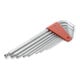 PB Swiss Tools Sechskant-Winkelschraubendreher-Satz, mit Kugelkopf, verchromt, 9-teilig-1