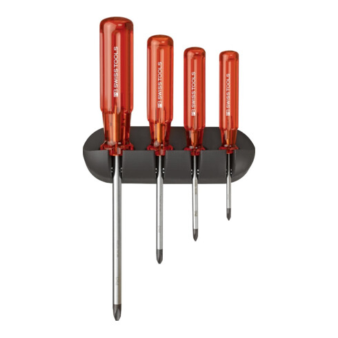 PB Swiss Tools Set de tournevis 4 pièces PH avec support mural Classic