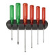 PB Swiss Tools Set de tournevis 6 pièces fente PZ avec support mural Classic-1