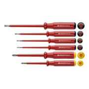 PB Swiss Tools Set de tournevis VDE 6 pièces fente/PH en boîte Classic