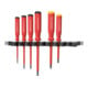 PB SWISS TOOLS Set di 6 Giravite per elettricisti per viti a intaglio e a croce Phillips, interamente isolato-1