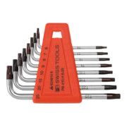 PB SWISS TOOLS Set di chiavi maschio piegate per viti TX esecuzione cromata, 8pz.
