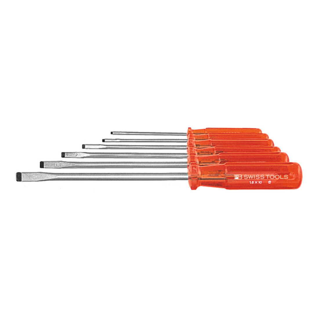 PB SWISS TOOLS Set di Giravite normalizzati per viti con intaglio, manico in plastica, 9pz.