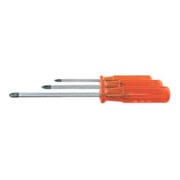 PB SWISS TOOLS Set di Giravite per viti a croce Phillips, manico in plastica, 3pz.
