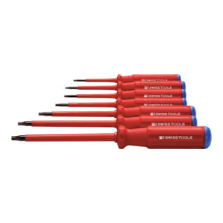 PB SWISS TOOLS Set di Giravite per viti TX Classic, interamente isolati, 7pz.