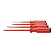 PB SWISS TOOLS Set di Giravite Slim per elettricisti per viti con intaglio Classic interamente isolati, 4pz.-1