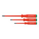 PB Swiss Tools Set schroevendraaiers voor Pozidriv, Classic volledig geïsoleerd, Aantal schroevendraaiers: 3-1