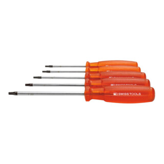 PB Swiss Tools Set schroevendraaiers voor TX, Aantal schroevendraaiers: 5