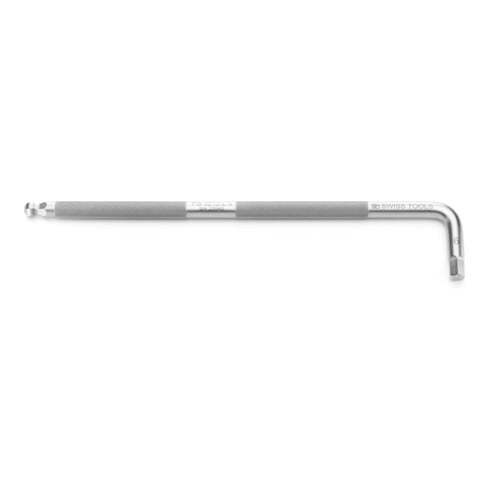 PB Swiss Tools haakse schroevendraaier zeskant, lang, met kartelrand, Zeskant: 2 mm