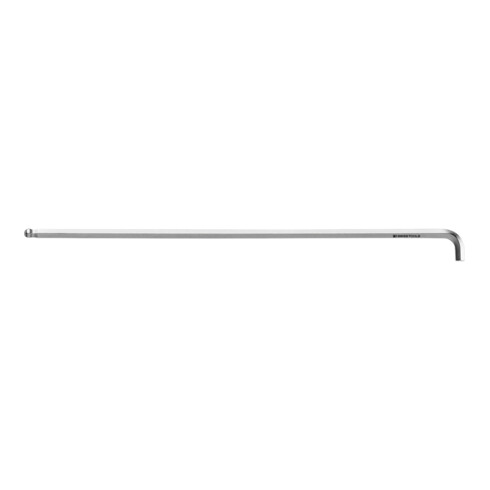 PB Swiss Tools Sleutels voor binnenzeskantbouten 90°-100° lang, met kogelkop en korte arm verchroomd, Zeskant: 2mm