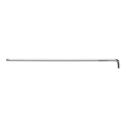 PB Swiss Tools Sleutels voor binnenzeskantbouten 90°-100° lang, met kogelkop en korte arm verchroomd, Zeskant: 3mm