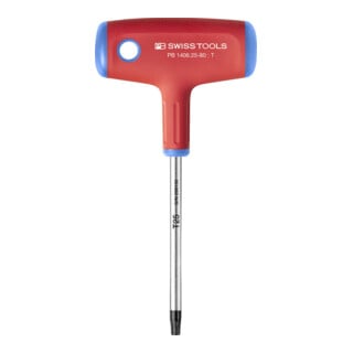 PB SWISS TOOLS Stiftsleutel voor TX, met dwarsgreep, TX-profiel: TX25