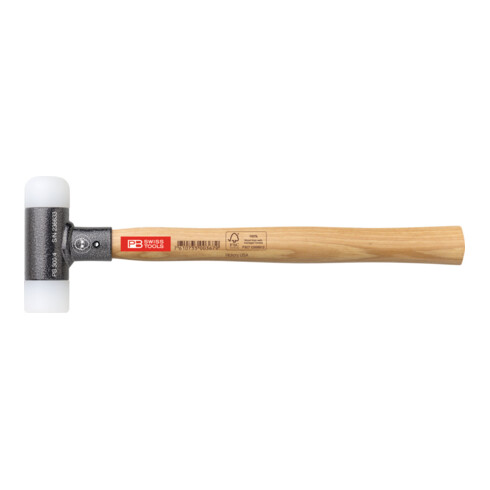 PB Swiss Tools Terugslagvrije hamer, met nylon inzetstukken, hickory steel