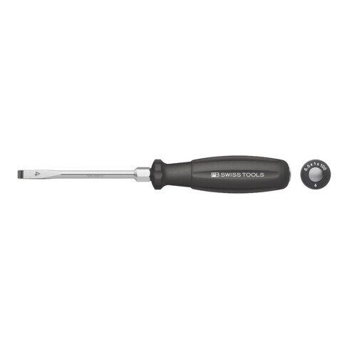 PB Swiss Tools Tournevis 8102 Fente 6,5x1 x200mm Embout frappe SwissTools