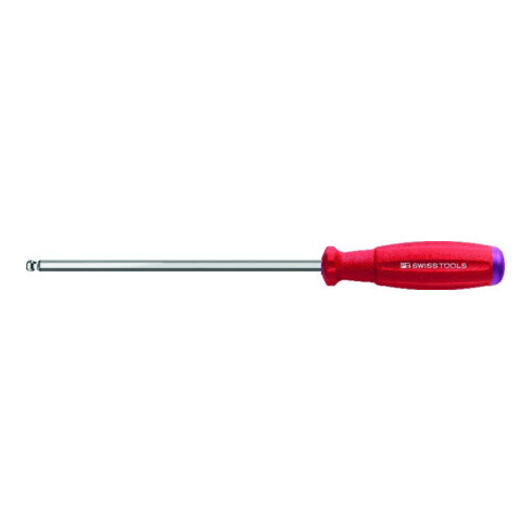 PB Swiss Tools Tournevis 8206S Hexagonal 8x180mm avec tête sphérique SwissGrip Swiss