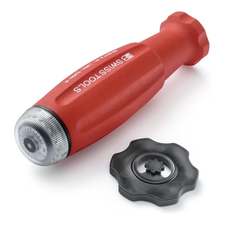 PB Swiss Tools Tournevis dynamométrique 1,0-5,0 Nm pour lames interchangeables