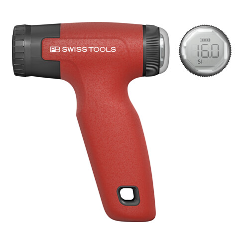 PB Swiss Tools Tournevis dynamométrique avec affichage numérique, porte-lames de rechange, Couple maximal: 1600 cN·m