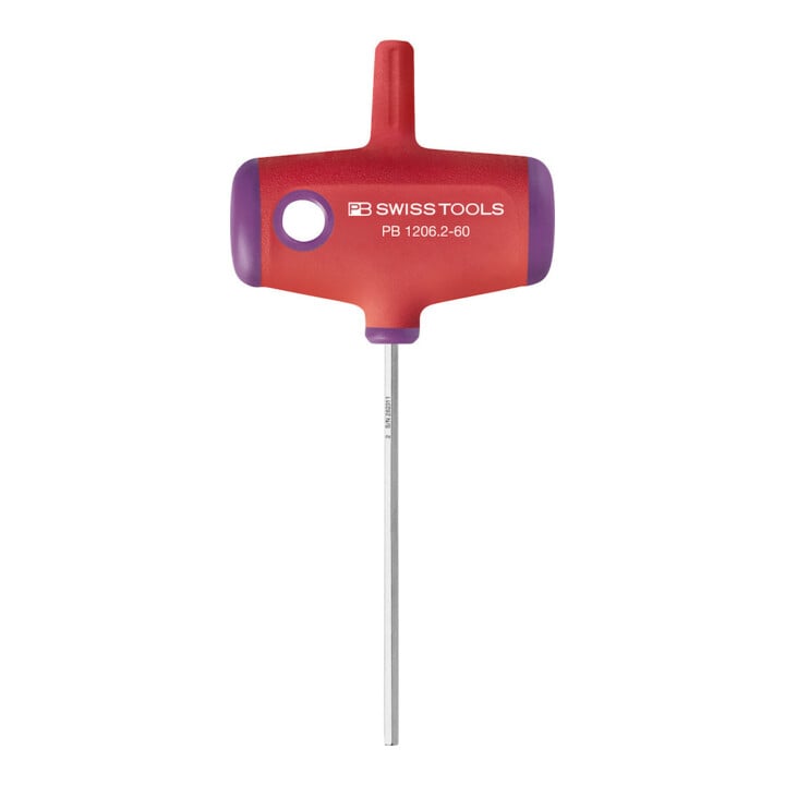 PB SWISS TOOLS Tournevis pour 6 pans creux, avec poignée transversale, Hexagonal : 2mm
