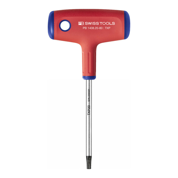 PB SWISS TOOLS Tournevis pour TX Plus, avec poignée transversale, Profil TX-Plus : 20IP