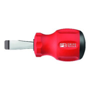 PB Swiss Tools Tournevis Stubby fente 6,5x1 x 30mm SwissGrip